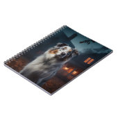 オーストラリアの羊飼いハロウィンホラー ノートブック (左側)