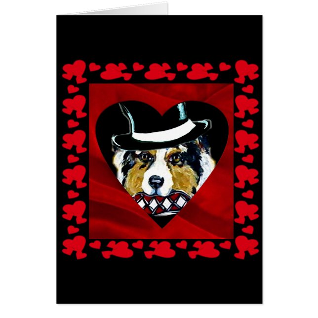 オーストラリアの羊飼いハート (正面)