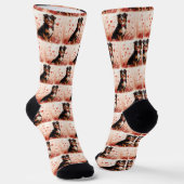 オーストラリアの羊飼いバラ – バレンタインデー ソックス (傾斜あり)