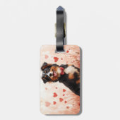 オーストラリアの羊飼いバラ – バレンタインデー ラゲッジタグ (裏面縦)