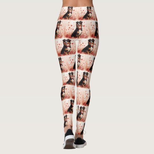 オーストラリアの羊飼いバラ – バレンタインデー レギンス (裏面)