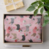 オーストラリアの羊飼いバレンタインパターン 薄葉紙 (ギフト)