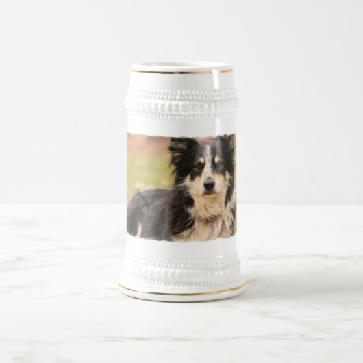 オーストラリアの羊飼いビールステイン ビールジョッキ (中央)