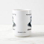 オーストラリアの羊飼いブラックウォーターの色をパーソナライズ コーヒーマグカップ (中央)