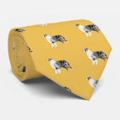 オーストラリアの羊飼いメンズ両面のprintNecktie ネクタイ (ロール)