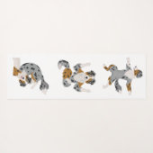 オーストラリアの羊飼いヨガポーズ ヨガマット (裏面(横))