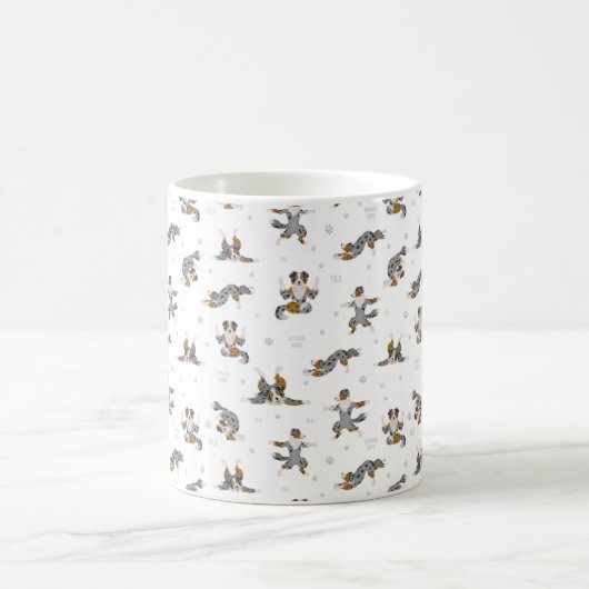 オーストラリアの羊飼いヨガマグ コーヒーマグカップ (中央)