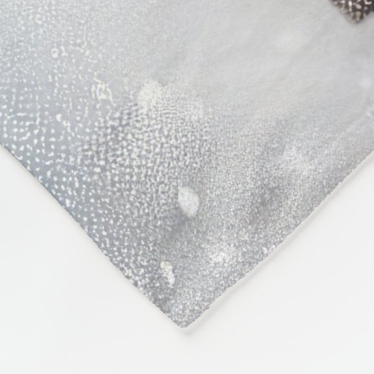 オーストラリアの羊飼い乗馬オートバイクリスマス フリースブランケット (角)