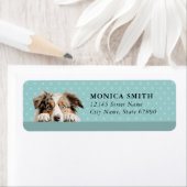 オーストラリアの羊飼い差出人住所ラベル ラベル (インサイチュ)