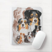 オーストラリアの羊飼い幽霊 マウスパッド (マウス)