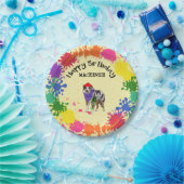 オーストラリアの羊飼い犬おもしろい芸術誕生会     ペーパープレート (パーティー)