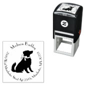 オーストラリアの羊飼い犬の子犬 セルフインキングスタンプ (インサイチュ)