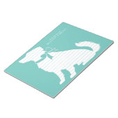 オーストラリアの羊飼い犬の子犬 ノートパッド (アングル)