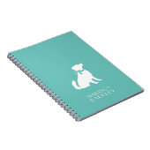 オーストラリアの羊飼い犬の子犬 ノートブック (右側)