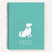 オーストラリアの羊飼い犬の子犬 ノートブック (正面)