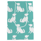 オーストラリアの羊飼い犬の子犬 ミディアムペーパーバッグ (裏面)