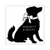 オーストラリアの羊飼い犬の子犬 ラバースタンプ (インプリント)