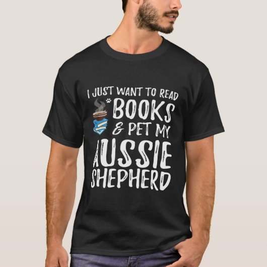 オーストラリアの羊飼い犬の母の本 Tシャツ (正面)