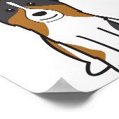 オーストラリアの羊飼い犬の漫画 ポスター (角)