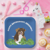 オーストラリアの羊飼い犬の熱帯離れ ペーパープレート (パーティー)