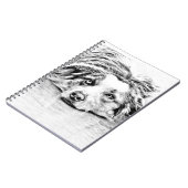 オーストラリアの羊飼い犬の芸術 ノートブック (左側)