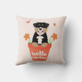 オーストラリアの羊飼い犬インフラワーポット クッション (裏面)