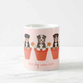 オーストラリアの羊飼い犬インフラワーポット コーヒーマグカップ