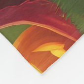 オーストラリアの羊飼い犬カボチャおもしろいハロウィン フリースブランケット (角)