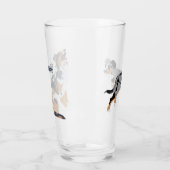 オーストラリアの羊飼い犬パーソナライズされた タンブラーグラス (左)