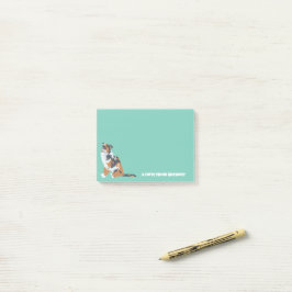 オーストラリアの羊飼い犬パーソナライズされた ポストイット