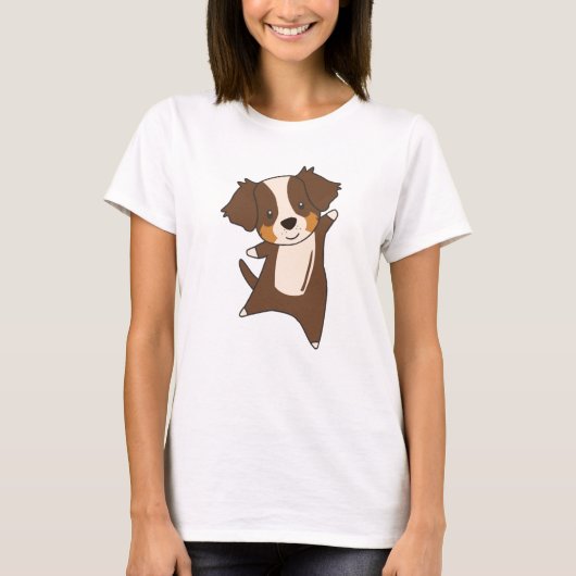 オーストラリアの羊飼い犬動物愛好家 Tシャツ (正面)