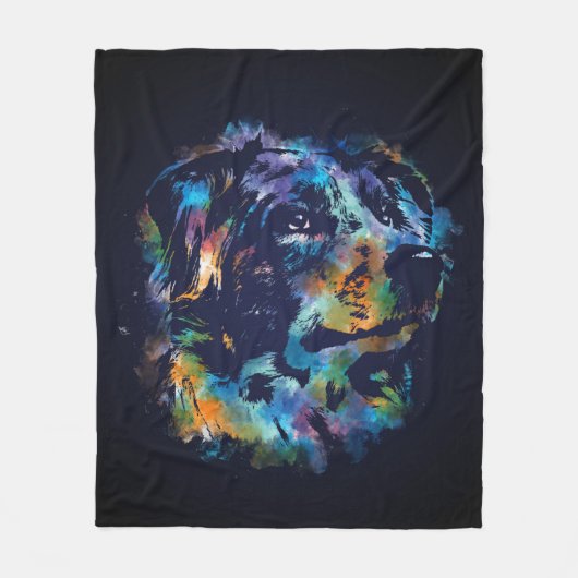 オーストラリアの羊飼い犬 – オーストラリア フリースブランケット (正面)