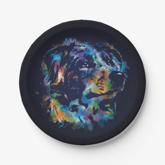 オーストラリアの羊飼い犬 – オーストラリア ペーパープレート (正面)