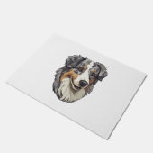 オーストラリアの羊飼い犬 ドアマット (アングル)