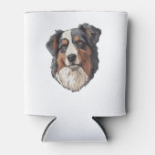 オーストラリアの羊飼い犬 缶クーラー (正面)