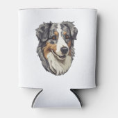 オーストラリアの羊飼い犬 缶クーラー (正面)