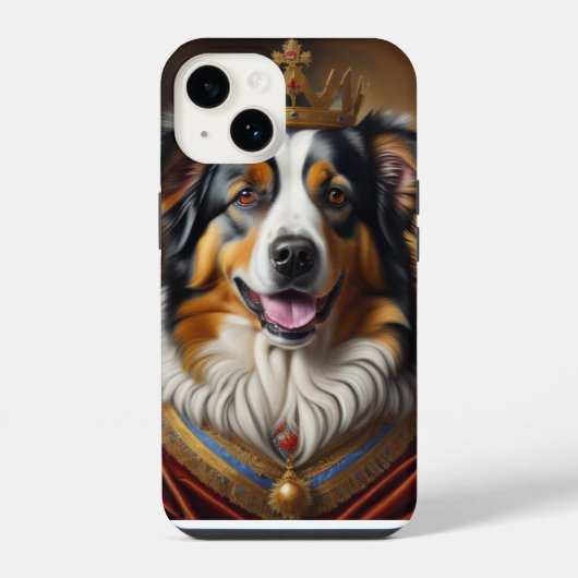 オーストラリアの羊飼い犬 iPhoneケース (裏面)