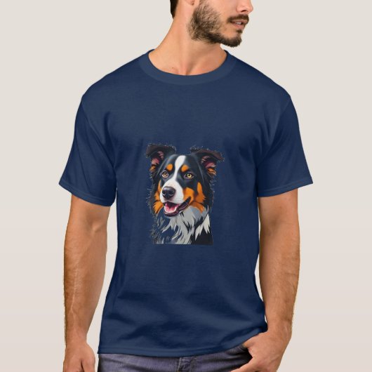 オーストラリアの羊飼い犬 Tシャツ (正面)