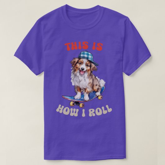 オーストラリアの羊飼い私は転が Tシャツ (デザイン正面)