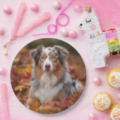 オーストラリアの羊飼い紅葉秋インスパイア ペーパープレート (パーティー)