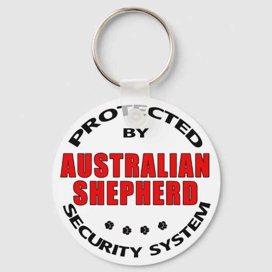 オーストラリアの羊飼い証券 キーホルダー (正面)