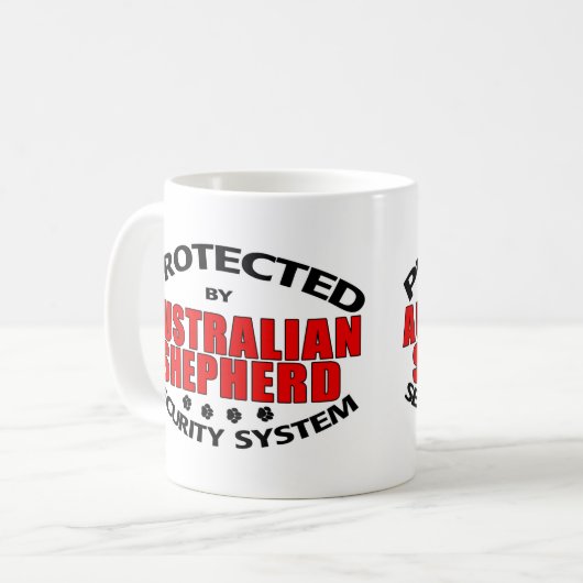 オーストラリアの羊飼い証券 コーヒーマグカップ (正面左)