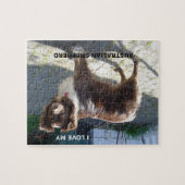 オーストラリアの羊飼い赤い三愛w pic ジグソーパズル (横)