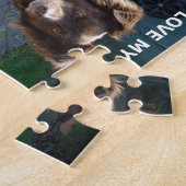 オーストラリアの羊飼い赤い三愛w pic ジグソーパズル (側面)