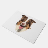 オーストラリアの羊飼い1 ドアマット (アングル)