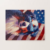 オーストラリアの羊飼い7月4日の独立記念日 ジグソーパズル (横)