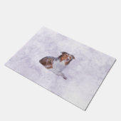 オーストラリアの羊飼い-オーストラリアの水彩画デジタルAr ドアマット (アングル)