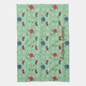 オーストラリアの羊飼い キッチンタオル (縦)