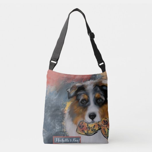 オーストラリアの羊飼い クロスボディバッグ (正面)