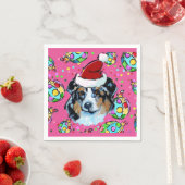 オーストラリアの羊飼い スタンダードカクテルナプキン (インサイチュ)